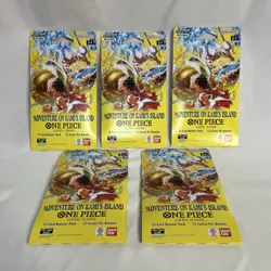 One Piece Card Game Adventure on Kami's Island Booster Pack Lot - 60 Cards - Image 1