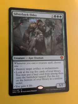 Silverback Elder. DMU Mythic Ape Shaman Magic the Gathering Card. - Image 3