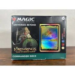 Magic The Gathering Lord of the Rings Riders of Rohan Commander Deck Eowyn Foil - Image 1