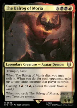 THE BALROG OF MORIA 46 R MAGIC: THE GATHERING NM/M - Image 1