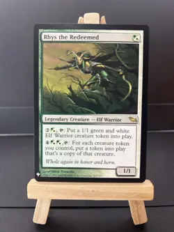 1x Rhys the redeemed | Rare | Elf | Commander | MB1 | MTG Magic the Gathering NM - Image 1