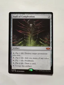 Staff of Compleation - MTG Tarkir: Dragonstorm: Commander - NM - Image 1