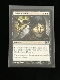 Diabolic Tutor Magic the Gathering M12 - Image 2