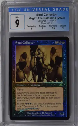 SOUL COLLECTOR Scourge Foil Rare CGC 9 MTG [Nostalgium] - Image 1