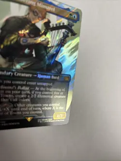 The Wandering Minstrel Borderless Surge Foil Card #0548 MTG LP - Image 2