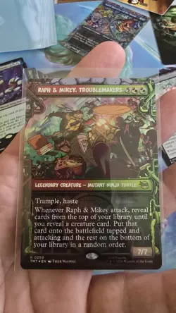 Raph & Mikey, Troublemakers (Showcase) Teenage Mutant Ninja Turtles Foil - Image 1