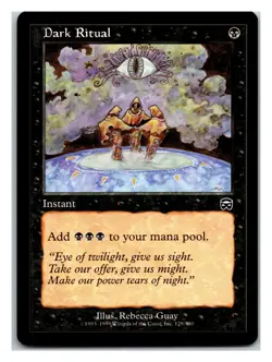 Mercadian Masques #129 Dark Ritual - Image 1