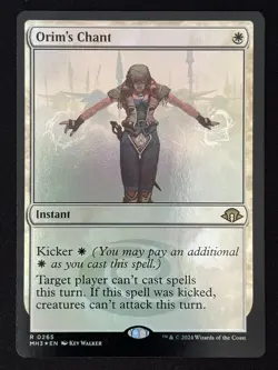 1x MTG Orim's Chant (Foil) - Modern Horizons 3 (MH3) #265 - Magic - Image 1
