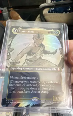 Avatar Aang (Borderless) Avatar: The Last Airbender Foil M0308 Z5 - Image 1