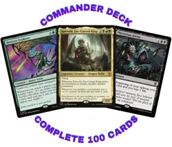 Korvold, Fae-Cursed King/Sacrifice/Budget Commander/EDH Deck 100 Cards MTG - Image 1
