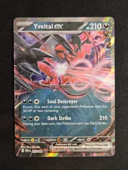 Yveltal ex 053/088 Double Rare Me03: Perfect Order Holo Pokemon - Image 4