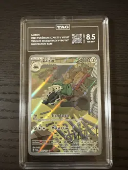 Lairon 184/167 Illustration Rare 2024 Pokemon Twilight Masquerade TAG 8.5 NM - Image 1
