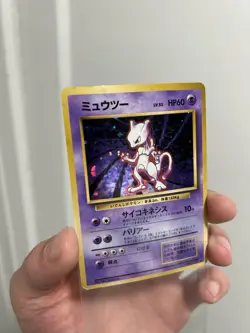 Pokemon Japanese Base Mewtwo 150 LP NM - Image 2