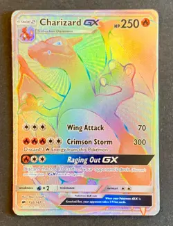 Pokemon Charizard GX 150/147 Hyper Rare Full Art Burning Shadows Eng - Image 1