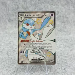 Gardevoir EX 217/091 Shiny Ultra Rare Paldean Fates Pokemon TCG Holo - Image 1