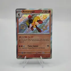 Armarouge Shiny Holo Rare 115/091 ~ Pokemon TCG Paldean Fates NM - Image 2