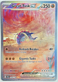 Great Tusk 246/198 Scarlet & Violet SIR Special Illustration Rare - Pokemon TCG - Image 1