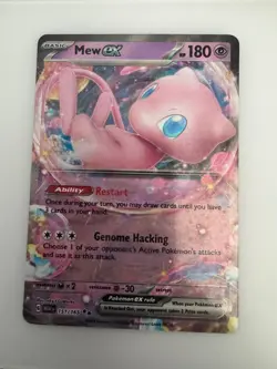 Mew ex 151/165 Scarlet & Violet 151 Half Art Pokemon TCG - Image 1