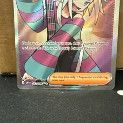 Pokemon Roxie's Performance 112/086 Full Art Trainer Chaos Rising Near mint - Image 2