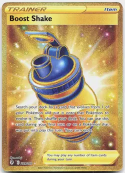 Boost Shake 229/203 Secret Rare Evolving Skies Pokemon Near Mint - Image 1