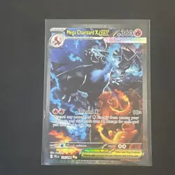 Pokemon TCG Phantasmal Flames Mega Charizard X ex 125/094 NEAR MINT NM SIR Holo - Image 1