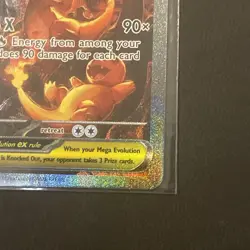 Pokemon TCG Phantasmal Flames Mega Charizard X ex 125/094 NEAR MINT NM SIR Holo - Image 4
