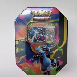 Pokemon TCG Mega Charizard X Tin New Factory Sealed 4 Booster Packs - Image 1