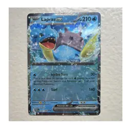 Pokemon Lapras ex 022/088 PDR Black Star Promo Basic EX 210 HP Holo Card - Image 1