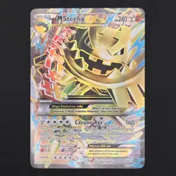 Pokemon TCG Card M Steelix EX 109/114 Steam Siege Full Art - LP - Image 1