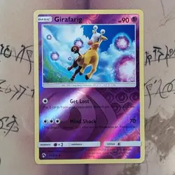 Girafarig 94/214 Lost Thunder Reverse Holo NM Pokemon Card English - Image 1