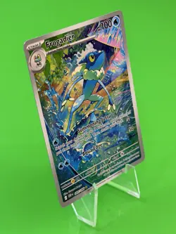 Pokemon Frogadier Mega Evolution Chaos Rising Illustration Rare 089/086 NM!!! - Image 2