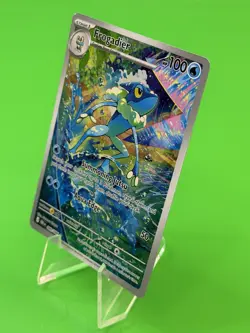 Pokemon Frogadier Mega Evolution Chaos Rising Illustration Rare 089/086 NM!!! - Image 3