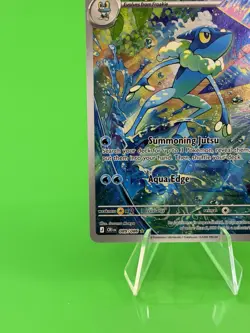 Pokemon Frogadier Mega Evolution Chaos Rising Illustration Rare 089/086 NM!!! - Image 5