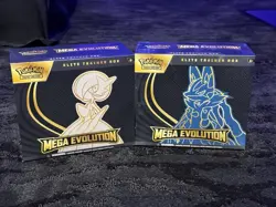 Lucario Gardevoir Elite Trainer Box ETB Lot of 2 Sealed Mega Evolution - Image 1