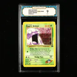TQG 9 MINT 2000 Pokemon GYM ENG Koga's Grimer #78/132 C - Image 1