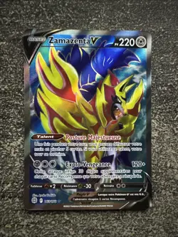 ZAMAZENTA V FULL ART - POKEMON 163/172 EB09 STARS ETINCELANTES NEUF FR - Image 1