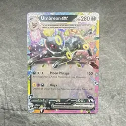 Pokemon TCG Umbreon ex 060/131 SV: Prismatic Evolutions Double Rare Holo ENG - Image 1