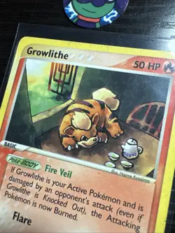 Pokemon TCG Growlithe 65/100 Sandstorm Regular Common 2003 E Reader MP - Image 2