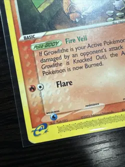 Pokemon TCG Growlithe 65/100 Sandstorm Regular Common 2003 E Reader MP - Image 3