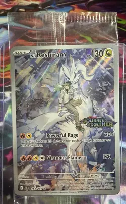N’s Reshiram SEALED 167/159 - Pokemon Journey Together Stamped Promo - Image 1