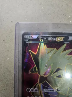 Pokemon TCG Tyranitar-EX Holo Full Art Ultra Rare Card Ancient Origins 91/98 - Image 2