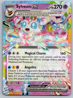 Sylveon ex 041/131 Holo Double Rare Prismatic Evolutions Pokemon Holo Near Mint - Image 1