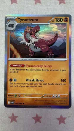 Tyrantrum 045/088 Perfect Order Holo Rare Pokemon TCG Card - Image 1