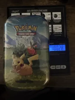 Pokemon Ascended Heroes Mini Tin - 100.78 VERY HEAVY Possible GOD PACKU! - Image 1