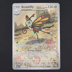 Pokemon TCG Card Beautifly 219/217 Ascended Heroes Illustration Rare - NM - Image 1
