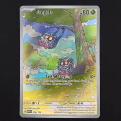 Pokemon TCG Card Tangela 178/165 S&V 151 Illustration Rare Holo *English* - NM - Image 1
