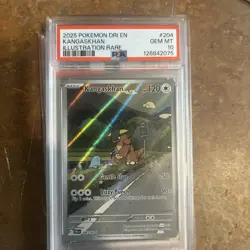PSA 10 GEM MINT Kangaskhan Destined Rivals Illustration Rare Pokemon 204/182 - Image 1
