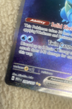 Pokemon TCG Blastoise EX Sir 200/165 Scarlet & Violet 151 - Image 2