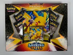 Pokemon Trading Card Games Shining Fates Collection - Pikachu V (Damage Box) - Image 1