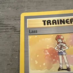 Pokemon TCG Lass Base Set Rare Trainer 75/102 Wizards 1999 Card NM/LP SEE PICS - Image 3